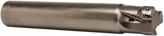 Seco - 1-1/4" Cut Diam, 0.433" Max Depth of Cut, 1-1/4" Shank Diam, 7.69" OAL, Indexable Square Shoulder End Mill - XO.X 1204.. Inserts, Cylindrical Shank, 90° Lead Angle, Through Coolant, Series Super Turbo - Eagle Tool & Supply