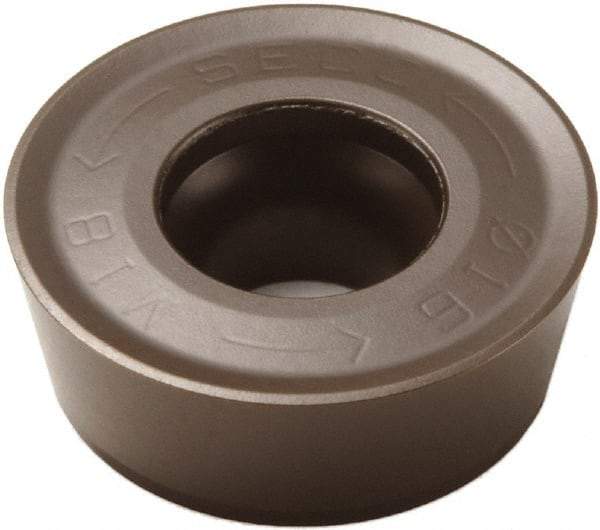 Seco - RPKT2006M0 M20 Grade MS2500 Carbide Milling Insert - TiCN/Al2O3 Finish, 1/4" Thick, 0.787" Inscribed Circle - Eagle Tool & Supply