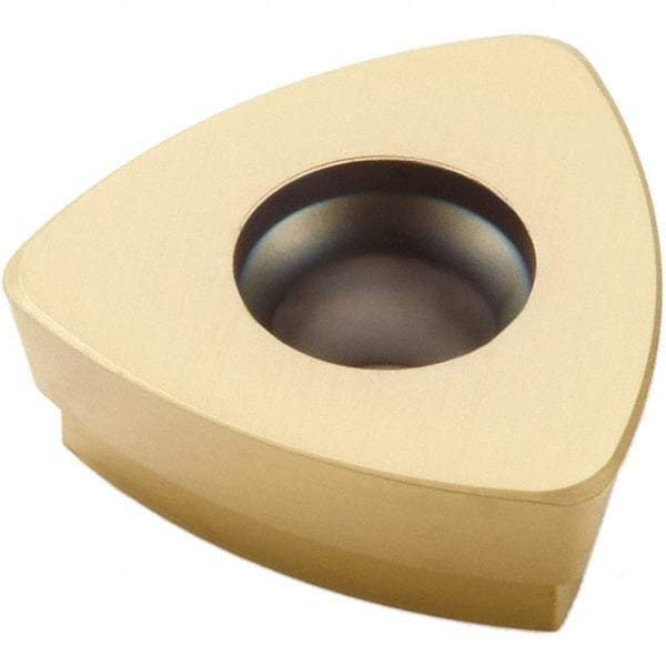 Seco - 218.19160 MD09 Grade MP3000 Carbide Milling Insert - TiAlN Finish, 0.187" Thick, 0.44" Inscribed Circle, 0.047" Corner Radius - Eagle Tool & Supply