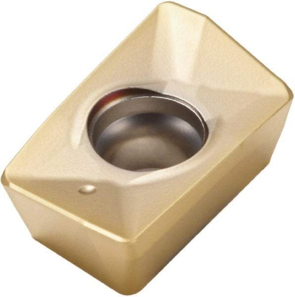 Seco - XOMX180616 MD15 Grade MP3000 Carbide Milling Insert - TiAlN Finish, 1/4" Thick, 1/16" Corner Radius - Eagle Tool & Supply