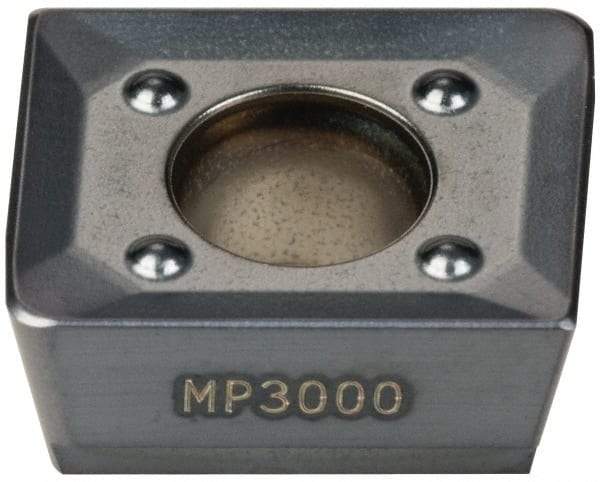 Seco - ACET150612 MD15 Grade MP3000 Carbide Milling Insert - TiAlN Finish, 1/4" Thick, 0.047" Corner Radius - Eagle Tool & Supply