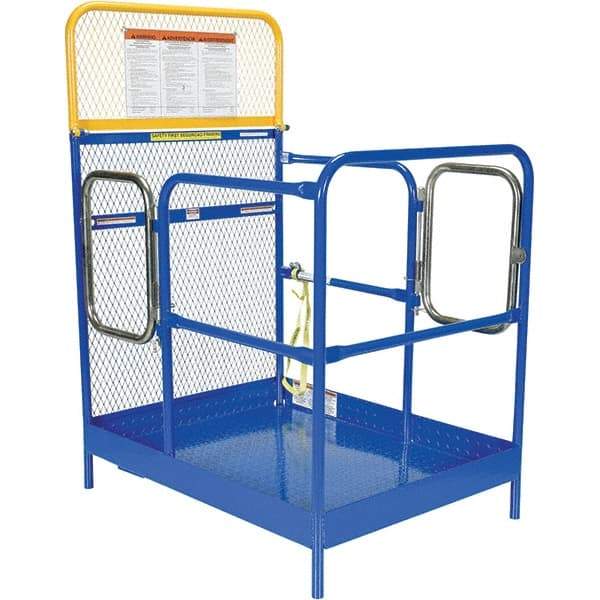 Vestil - 65" Platform - Forklift Work Platform, 1,000 Lb Capacity, 65-5/8" Platform Height, 36" Base Width x 48" Base Depth - Eagle Tool & Supply