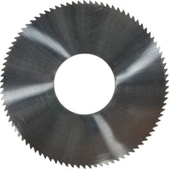 Made in USA - 1-3/4" Diam x 0.02" Blade Thickness x 5/8" Arbor Hole Diam, 90 Tooth Slitting and Slotting Saw - Arbor Connection, Solid Carbide, Concave Ground - Eagle Tool & Supply