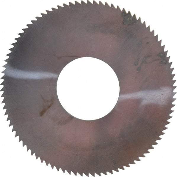 Made in USA - 1-3/4" Diam x 0.045" Blade Thickness x 5/8" Arbor Hole Diam, 90 Tooth Slitting and Slotting Saw - Arbor Connection, Solid Carbide, Concave Ground - Eagle Tool & Supply