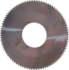 Made in USA - 1-3/4" Diam x 0.045" Blade Thickness x 5/8" Arbor Hole Diam, 90 Tooth Slitting and Slotting Saw - Arbor Connection, Solid Carbide, Concave Ground - Eagle Tool & Supply