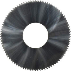 Made in USA - 1-3/4" Diam x 0.051" Blade Thickness x 5/8" Arbor Hole Diam, 90 Tooth Slitting and Slotting Saw - Arbor Connection, Solid Carbide, Concave Ground - Eagle Tool & Supply