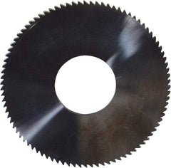 Made in USA - 1-3/4" Diam x 0.064" Blade Thickness x 5/8" Arbor Hole Diam, 90 Tooth Slitting and Slotting Saw - Arbor Connection, Solid Carbide, Concave Ground - Eagle Tool & Supply