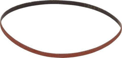 3M - 1/4" Wide x 18" OAL, 80 Grit, Ceramic Abrasive Belt - Ceramic, Medium, Coated, YF Weighted Cloth Backing, Wet/Dry, Series 777F - Eagle Tool & Supply