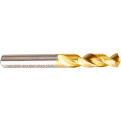 DORMER - 10.5mm 130° Spiral Flute High Speed Steel Screw Machine Drill Bit - Eagle Tool & Supply