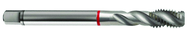 M14x1.5 6H 3-Flute Cobalt Red Ring Semi-Bottoming 40 degree Spiral Flute Tap-Bright - Eagle Tool & Supply