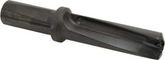 Kyocera - 3.37" Max Drill Depth, 3xD, 1-1/8" Diam, Indexable Insert Drill - 2 Inserts, 1" Shank Diam, Whistle Notch Shank - Eagle Tool & Supply