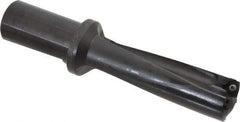 Kyocera - 3-3/4" Max Drill Depth, 3xD, 1-1/4" Diam, Indexable Insert Drill - 2 Inserts, 1-1/4" Shank Diam, Whistle Notch Shank - Eagle Tool & Supply