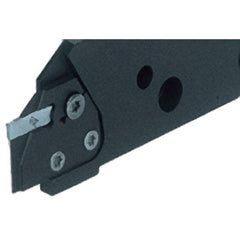 Iscar - 115mm OAL, Left Hand Indexable Grooving Cutoff Toolholder - 42mm Shank Height x 35.2mm Shank Width, DG.. Insert Style, DGHAL Toolholder Style, Series Do-Grip - Eagle Tool & Supply