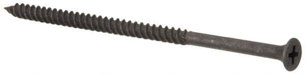 Value Collection - #10, 4" OAL, Phillips Drive Bugle Head, Steel Drywall Screws - Black Phosphate Finish, Grade 1018 - Eagle Tool & Supply