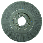 8" Diameter - Crimped Filament Wheel Brush - 0.043/120 Grit - Eagle Tool & Supply