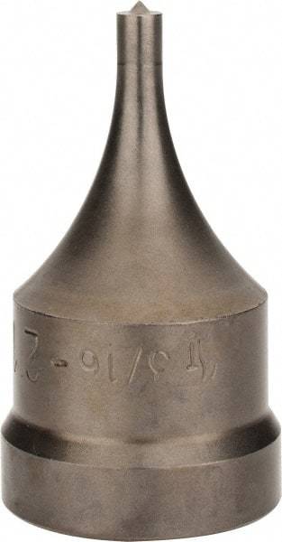 Cleveland Steel Tool - 1-1/32 Inch Diameter Round Ironworker Die - 2-1/8 Inch Head Diameter, 1 Inch Head Height - Eagle Tool & Supply