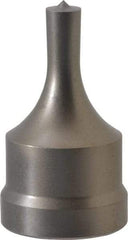 Cleveland Steel Tool - 5/16 Inch Diameter Round Ironworker Punch - 1-1/32 Inch Body Diameter, 1-5/32 Inch Head Diameter, 1-15/16 Inch Overall Length - Eagle Tool & Supply