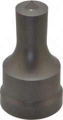 Cleveland Steel Tool - 9/16 Inch Diameter Round Ironworker Punch - 1-1/32 Inch Body Diameter, 1-5/32 Inch Head Diameter, 1-15/16 Inch Overall Length - Eagle Tool & Supply