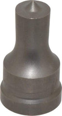 Cleveland Steel Tool - 5/8 Inch Diameter Round Ironworker Punch - 1-1/32 Inch Body Diameter, 1-5/32 Inch Head Diameter, 1-15/16 Inch Overall Length - Eagle Tool & Supply