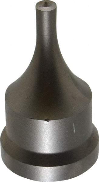 Cleveland Steel Tool - 1/4 Inch Diameter Round Ironworker Punch - 1-1/16 Inch Body Diameter, 1-7/32 Inch Head Diameter, 2-1/8 Inch Overall Length - Eagle Tool & Supply