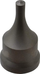 Cleveland Steel Tool - 9/32 Inch Diameter Round Ironworker Punch - 1-1/16 Inch Body Diameter, 1-7/32 Inch Head Diameter, 2-1/8 Inch Overall Length - Eagle Tool & Supply