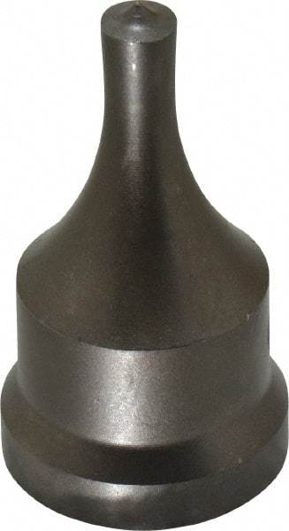 Cleveland Steel Tool - 5/16 Inch Diameter Round Ironworker Punch - 1-1/16 Inch Body Diameter, 1-7/32 Inch Head Diameter, 2-1/8 Inch Overall Length - Eagle Tool & Supply