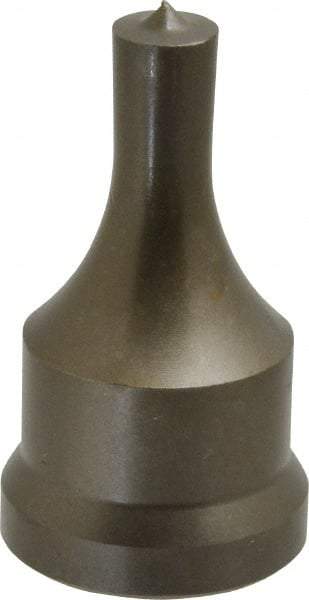 Cleveland Steel Tool - 13/32 Inch Diameter Round Ironworker Punch - 1-1/16 Inch Body Diameter, 1-7/32 Inch Head Diameter, 2-1/8 Inch Overall Length - Eagle Tool & Supply