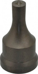 Cleveland Steel Tool - 7/16 Inch Diameter Round Ironworker Punch - 1-1/16 Inch Body Diameter, 1-7/32 Inch Head Diameter, 2-1/8 Inch Overall Length - Eagle Tool & Supply