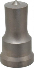 Cleveland Steel Tool - 13/16 Inch Diameter Round Ironworker Punch - 1-1/16 Inch Body Diameter, 1-7/32 Inch Head Diameter, 2-1/8 Inch Overall Length - Eagle Tool & Supply