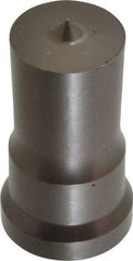 Cleveland Steel Tool - 1 Inch Diameter Round Ironworker Punch - 1-1/16 Inch Body Diameter, 1-7/32 Inch Head Diameter, 2-1/8 Inch Overall Length - Eagle Tool & Supply