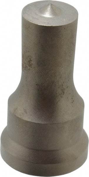 Cleveland Steel Tool - 3/4 Inch Diameter Round Ironworker Punch - 1-1/16 Inch Body Diameter, 1.24 Inch Head Diameter, 2-3/16 Inch Overall Length - Eagle Tool & Supply