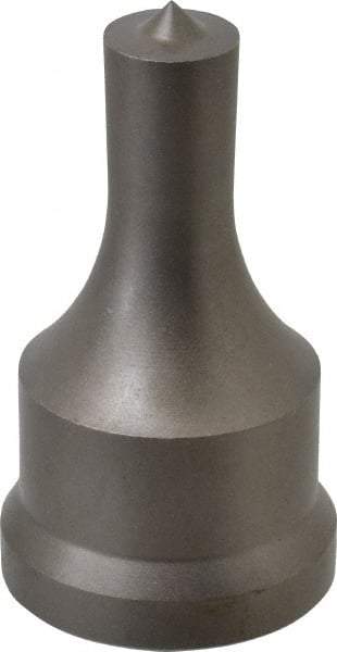 Cleveland Steel Tool - 17/32 Inch Diameter Round Ironworker Punch - 1-7/32 Inch Body Diameter, 1-3/8 Inch Head Diameter, 2-3/8 Inch Overall Length - Eagle Tool & Supply