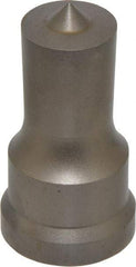 Cleveland Steel Tool - 15/16 Inch Diameter Round Ironworker Punch - 1-7/32 Inch Body Diameter, 1-3/8 Inch Head Diameter, 2-3/8 Inch Overall Length - Eagle Tool & Supply