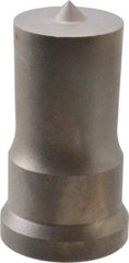 Cleveland Steel Tool - 1-1/8 Inch Diameter Round Ironworker Punch - 1-7/32 Inch Body Diameter, 1-3/8 Inch Head Diameter, 2-3/8 Inch Overall Length - Eagle Tool & Supply