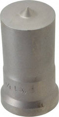 Cleveland Steel Tool - 1-1/4 Inch Diameter Round Ironworker Punch - 1-7/32 Inch Body Diameter, 1-3/8 Inch Head Diameter, 2-3/8 Inch Overall Length - Eagle Tool & Supply