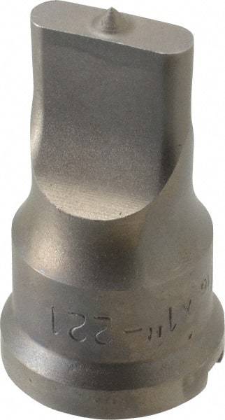 Cleveland Steel Tool - 5/16 Inch Wide Oblong Ironworker Punch - 1-7/32 Inch Body Diameter, 1-3/8 Inch Head Diameter, 2-3/8 Inch Overall Length - Eagle Tool & Supply