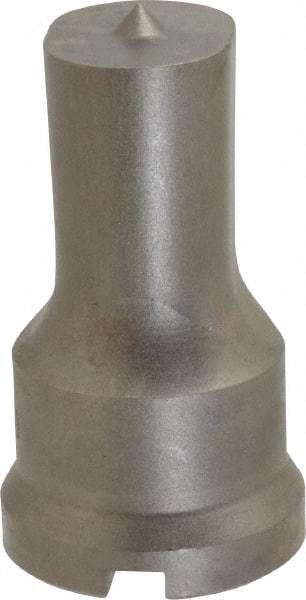 Cleveland Steel Tool - 13/16 Inch Wide Oblong Ironworker Punch - 1-7/32 Inch Body Diameter, 1-3/8 Inch Head Diameter, 2-3/8 Inch Overall Length - Eagle Tool & Supply