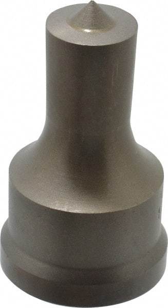 Cleveland Steel Tool - 7/8 Inch Diameter Round Ironworker Punch - 1-17/32 Inch Body Diameter, 1-11/16 Inch Head Diameter, 2-11/16 Inch Overall Length - Eagle Tool & Supply