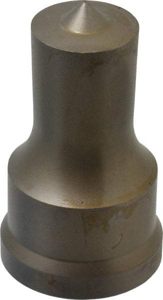 Cleveland Steel Tool - 1-1/16 Inch Diameter Round Ironworker Punch - 1-17/32 Inch Body Diameter, 1-11/16 Inch Head Diameter, 2-11/16 Inch Overall Length - Eagle Tool & Supply