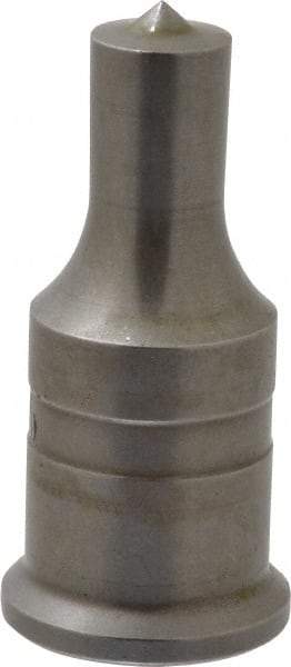 Cleveland Steel Tool - 9/16 Inch Diameter Round Ironworker Punch - 1 Inch Body Diameter, 1-3/16 Inch Head Diameter, 2-7/16 Inch Overall Length - Eagle Tool & Supply