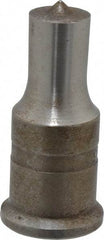 Cleveland Steel Tool - 11/16 Inch Diameter Round Ironworker Punch - 1 Inch Body Diameter, 1-3/16 Inch Head Diameter, 2-7/16 Inch Overall Length - Eagle Tool & Supply