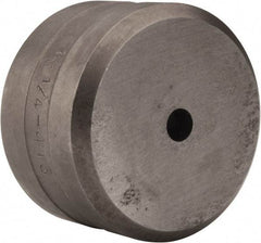 Cleveland Steel Tool - 1/4 Inch Diameter Round Ironworker Die - 1-13/16 Inch Head Diameter, 1-1/8 Inch Head Height - Eagle Tool & Supply