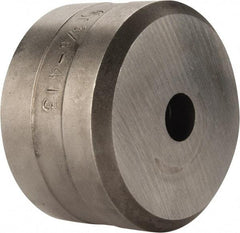 Cleveland Steel Tool - 3/8 Inch Diameter Round Ironworker Die - 1-13/16 Inch Head Diameter, 1-1/8 Inch Head Height - Eagle Tool & Supply