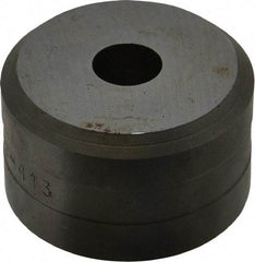 Cleveland Steel Tool - 1/2 Inch Diameter Round Ironworker Die - 1-13/16 Inch Head Diameter, 1-1/8 Inch Head Height - Eagle Tool & Supply