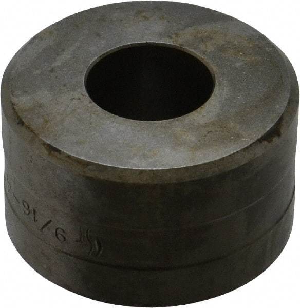 Cleveland Steel Tool - 9/16 Inch Diameter Round Ironworker Die - 1-13/16 Inch Head Diameter, 1-1/8 Inch Head Height - Eagle Tool & Supply