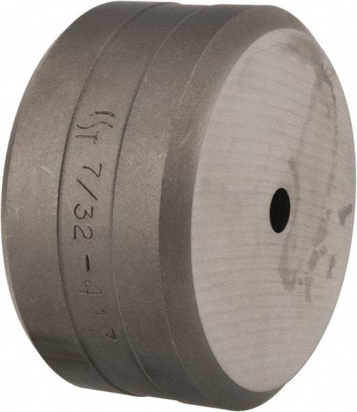 Cleveland Steel Tool - 7/32 Inch Diameter Round Ironworker Die - 2 Inch Head Diameter, 1 Inch Head Height - Eagle Tool & Supply