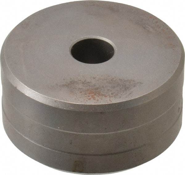 Cleveland Steel Tool - 3/8 Inch Diameter Round Ironworker Die - 2 Inch Head Diameter, 1 Inch Head Height - Eagle Tool & Supply