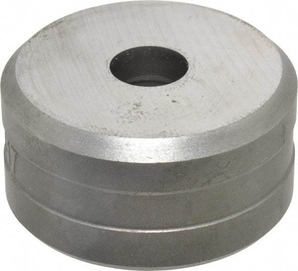 Cleveland Steel Tool - 17/32 Inch Diameter Round Ironworker Die - 2 Inch Head Diameter, 1 Inch Head Height - Eagle Tool & Supply