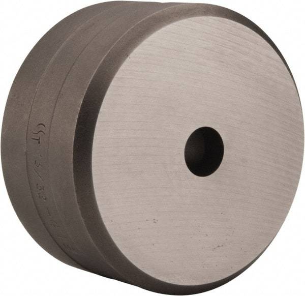 Cleveland Steel Tool - 13/32 Inch Diameter Round Ironworker Die - 2-3/8 Inch Head Diameter, 1-1/4 Inch Head Height - Eagle Tool & Supply