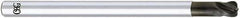 OSG - 1/4", 4 Flute, Single End, Solid Carbide, 1/16" Corner Radius End Mill - 4" OAL, 30° Helix, Right Hand Flute, 1/4" LOC, Right Hand Cut, - Eagle Tool & Supply